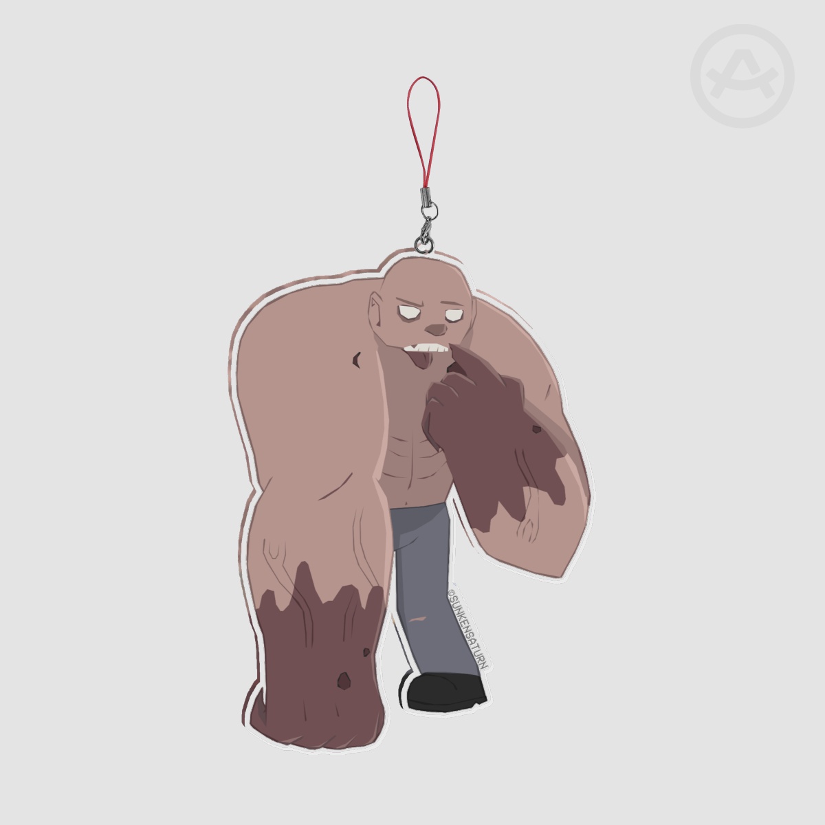 L4D2 Tank Chibi Large Keychain