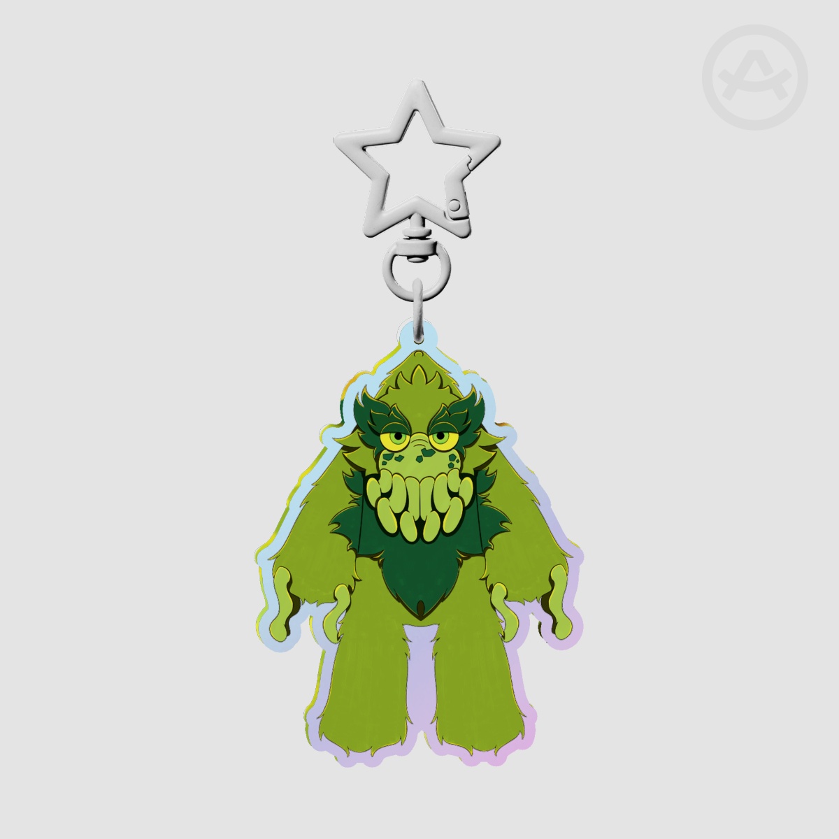Double Sided Wiggly Keychain