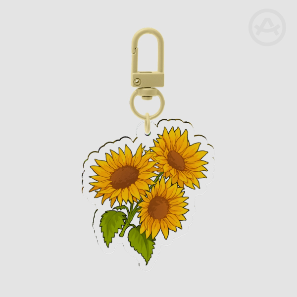 Sunflower Keychain