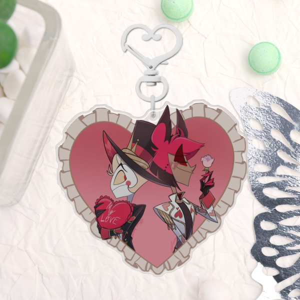 Radioapple || Acrylic Keychain 