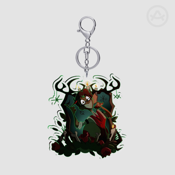 Buckshot- Hazbin Hotel Acrylic Keychain