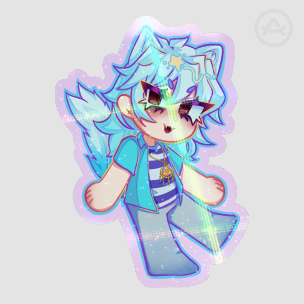 Yami Bakura Kitty Sticker