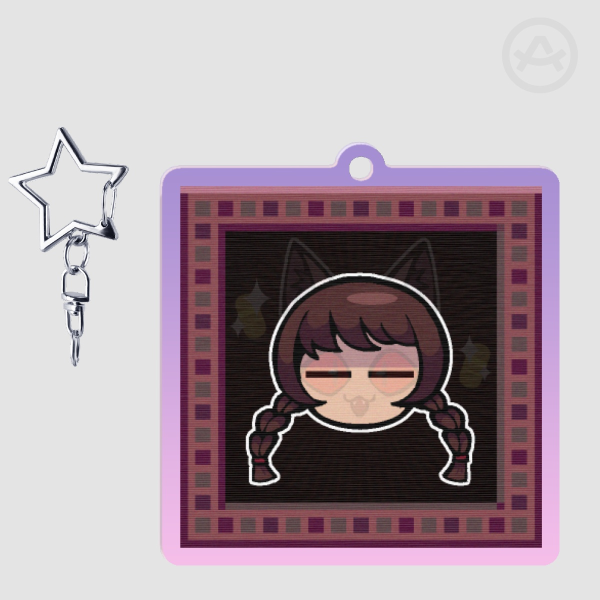 Yume Nikki cat effect Lenticular Acrylic Pendant