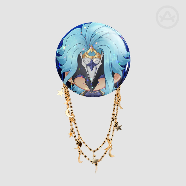 Dottore Round Badge With Chains
