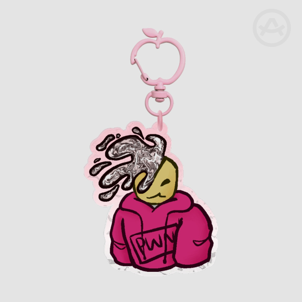 Andrew || Bad Things Acrylic Ripple Keychain