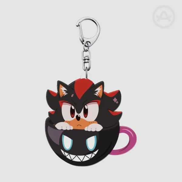 Full Bleed Shadow Cup Keychains