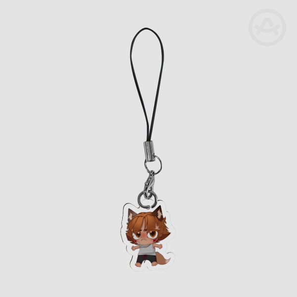 Little Ren Clear Acrylic Keychains 3cm