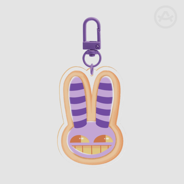 The Amazing digital Circus Wonderland Jax Keychain