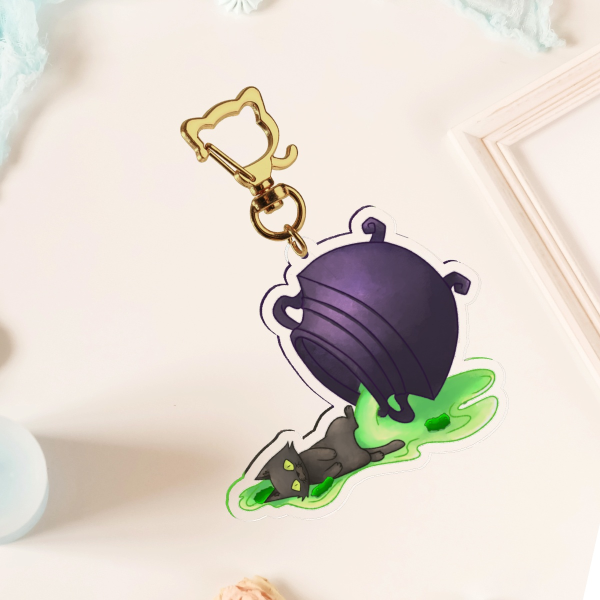 "the aftermath" Clear Acrylic Keychains