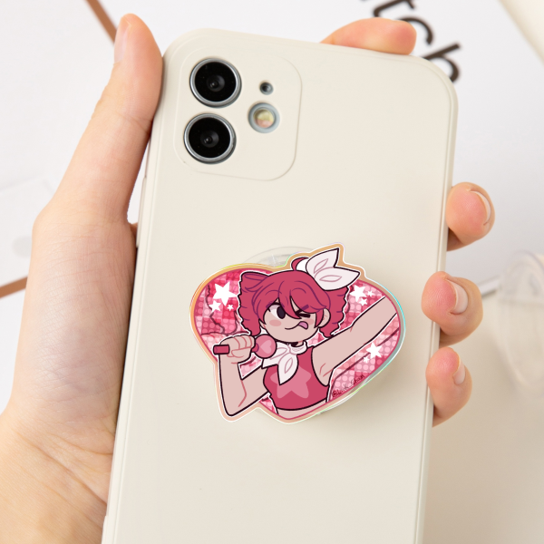 Kasane Teto (Spoken For) Acrylic Airbag Phone Holder - 1.96"(50mm), Rainbow