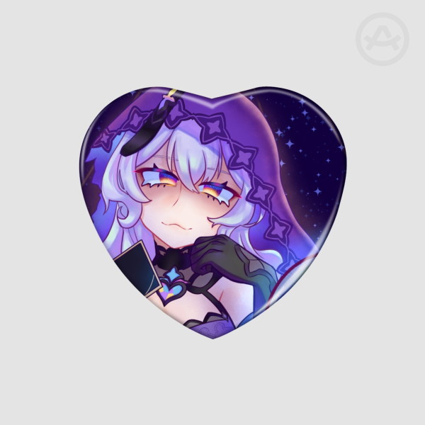 HSR Black Swan Heart Pin