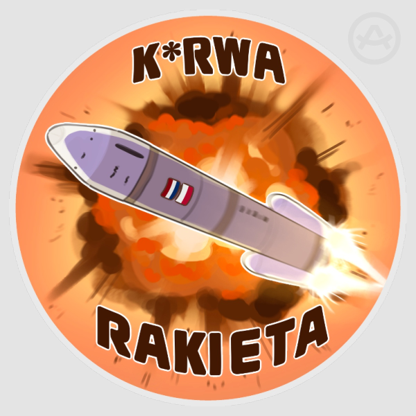 K*rwa Rakieta Sticker [QSMP 2]