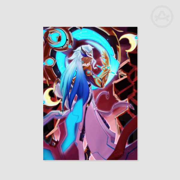 A4 Dottore Print: Icarus of The Moon