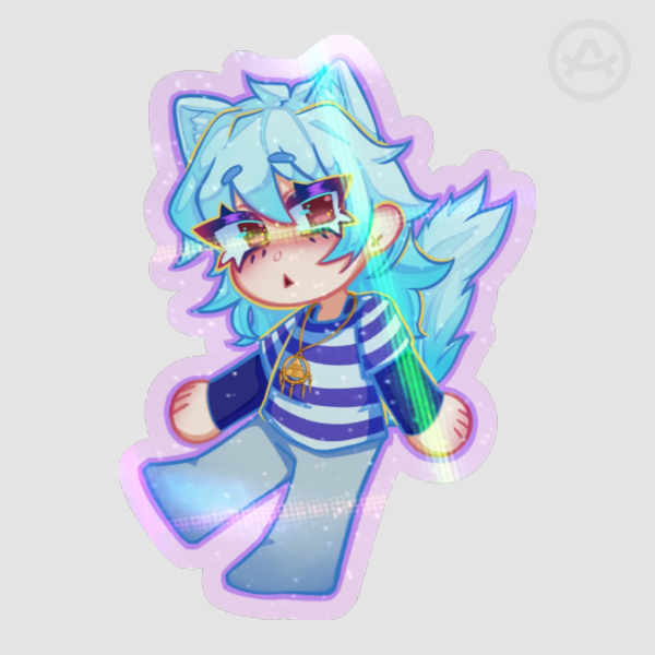 Ryou Bakura Kitty Sticker