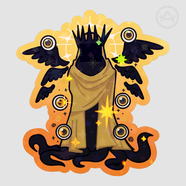 King in Yellow SFAWTDE Minecraft ARG Die Cut Sticker