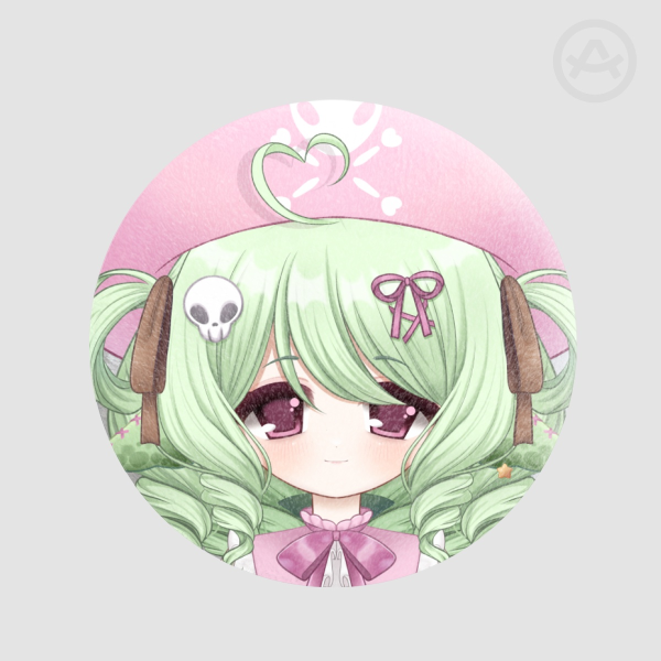 Shirley's Plushy Face Badge