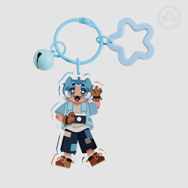 Hachiware Gijinka Keychain