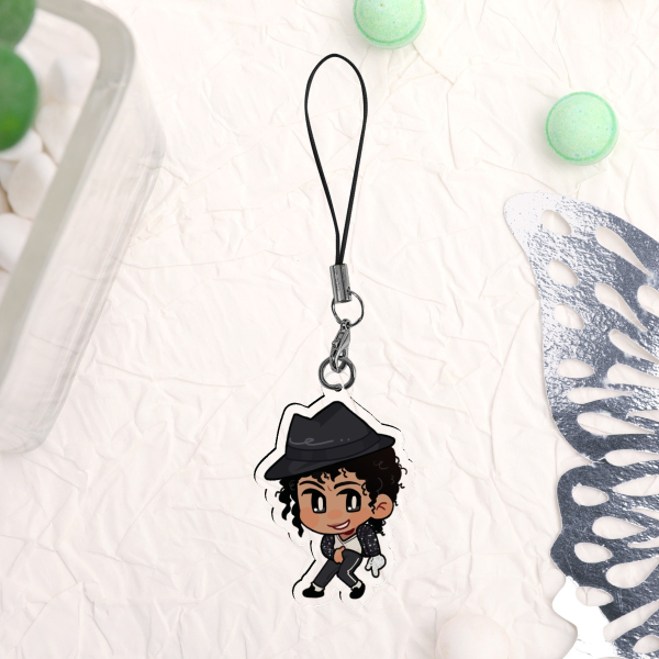Billie Jean MJ Keychain