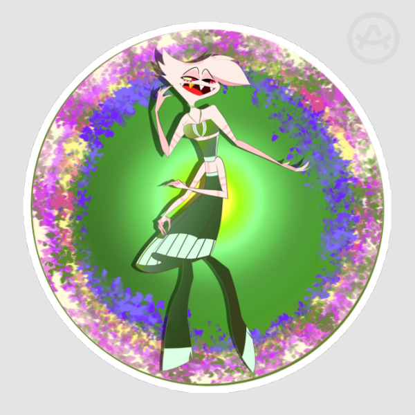 Spring Themed Angel Dust Sticker