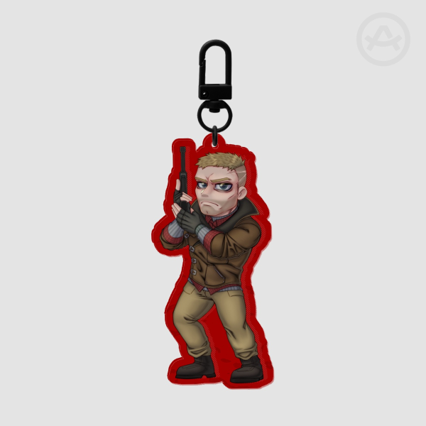Wolfenstein Colored Edge Acrylic Keychains