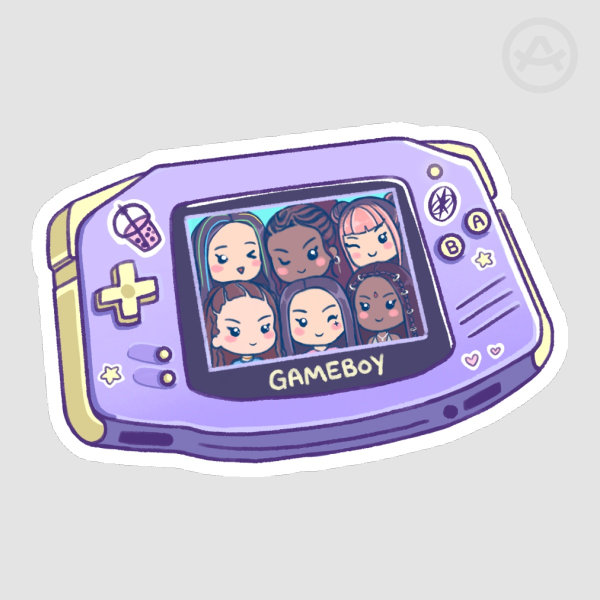 KATS EYE Gameboy Matte Sticker