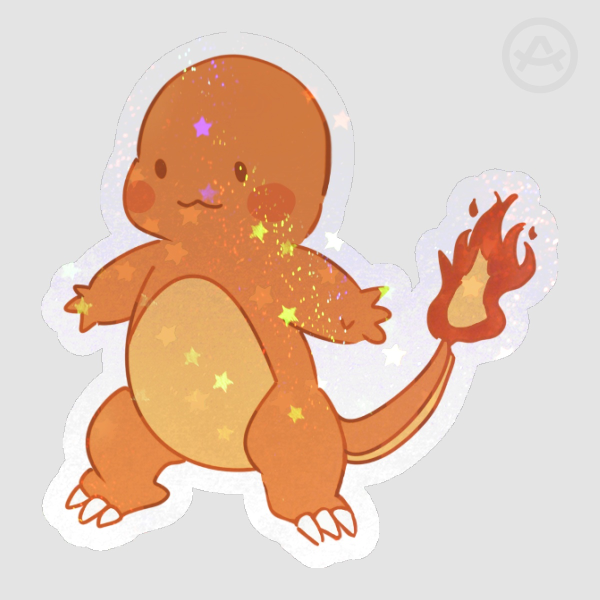 Charmander Fire Stickers