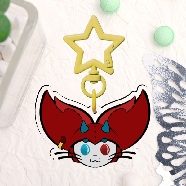 Nelia Chibi Head Acrylic Keychain