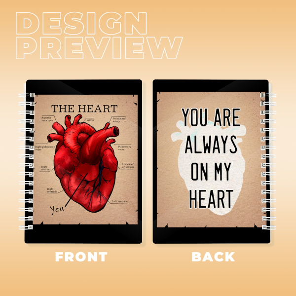 The Heart (PVC Double-side Spiral Notebook)