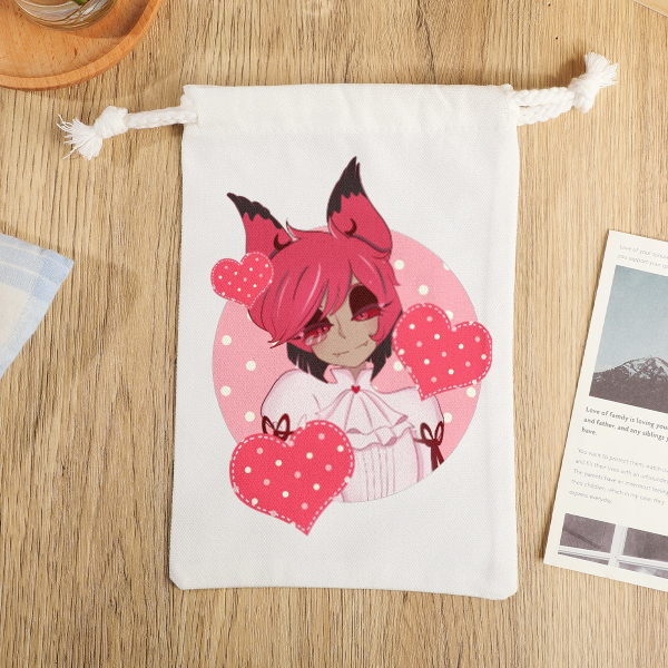 Alastor drawstring pouch - hazbin hotel