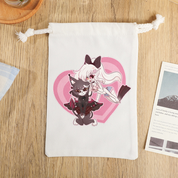 Huskerdust Sapphic Drawstring pouch