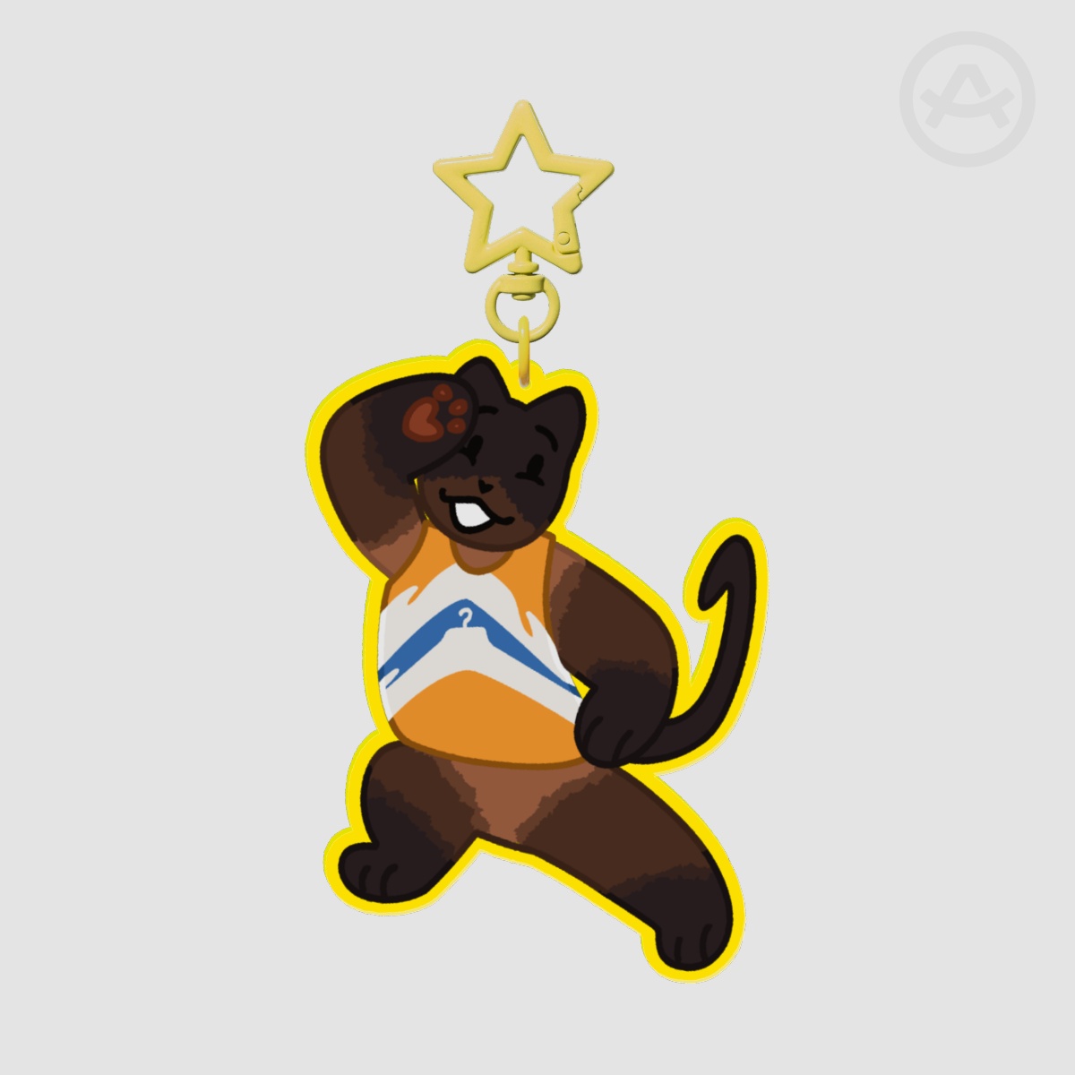 Hankitty 1 Keychain