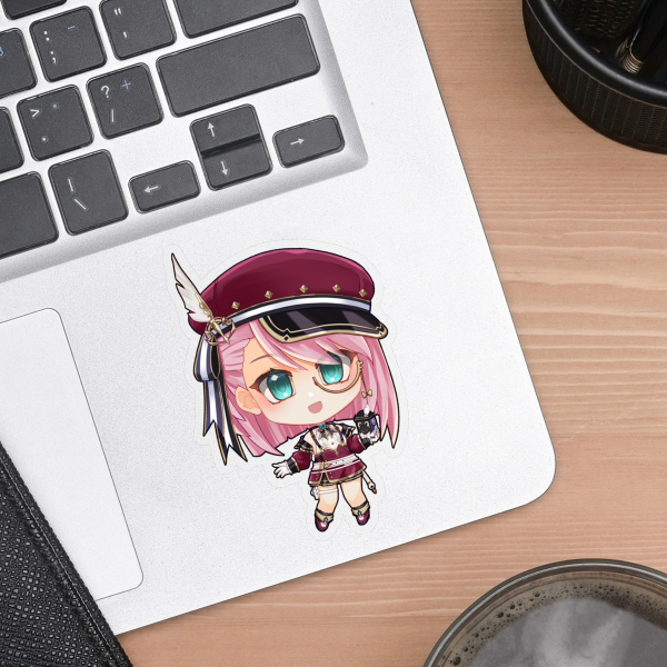 Charlotte Clear PET Vinyl Sticker