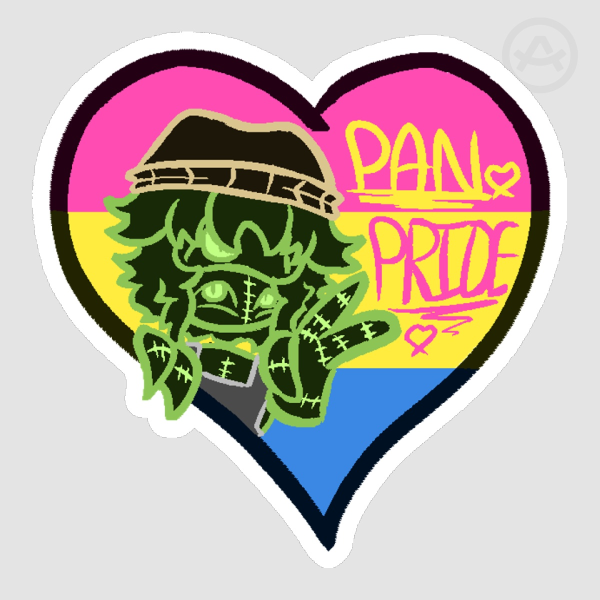 Pan Sage || OC Pride Month Matte Die Cut Sticker