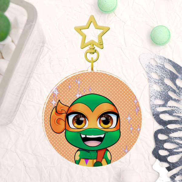 Rise Mikey Clear Acrylic Keychains