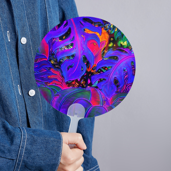Tabién Album Transparent Hand Fan