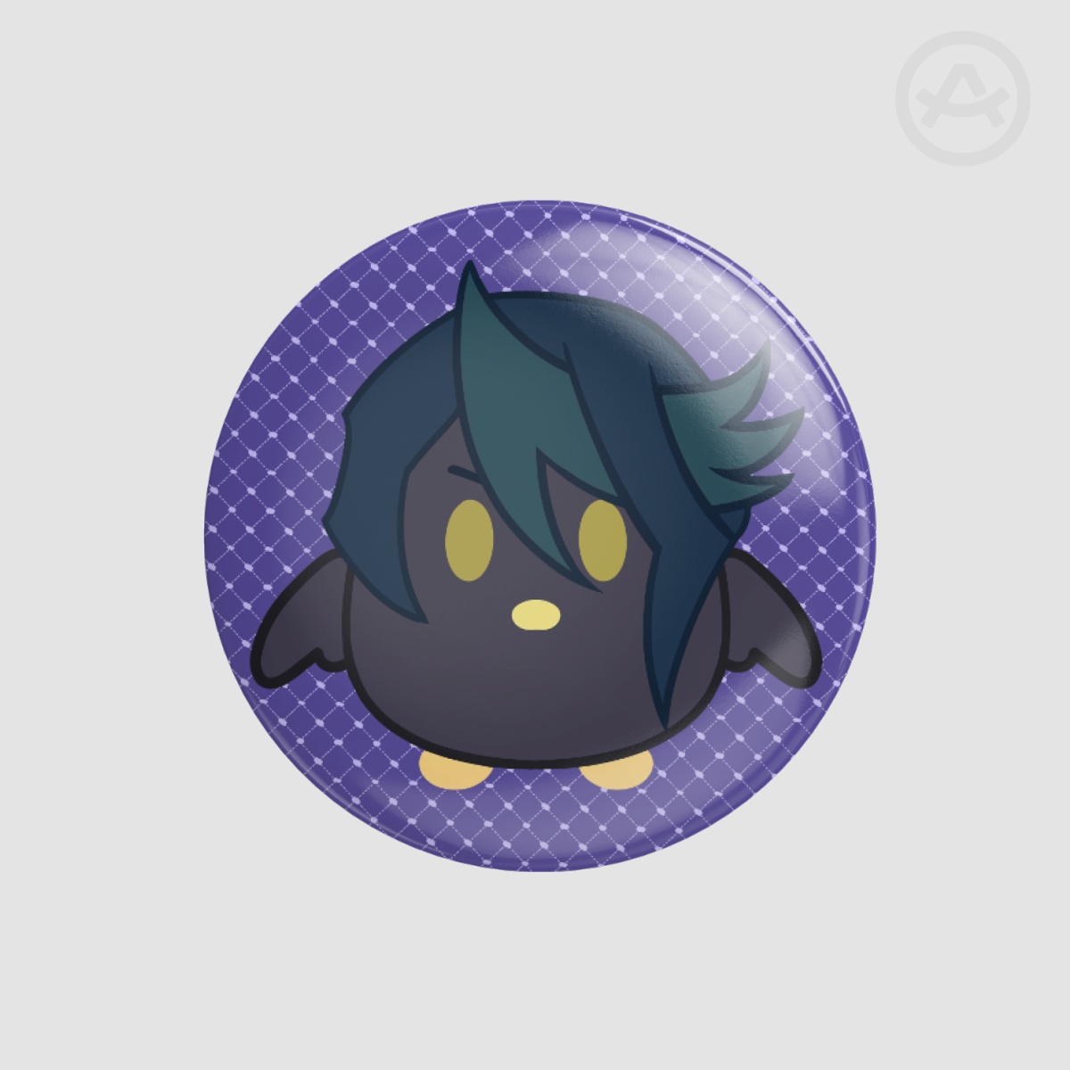 Big Brother Birb Round Badge