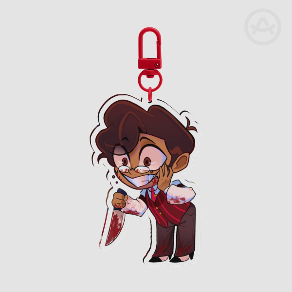 Killer bliss || l Human Alastor keychain