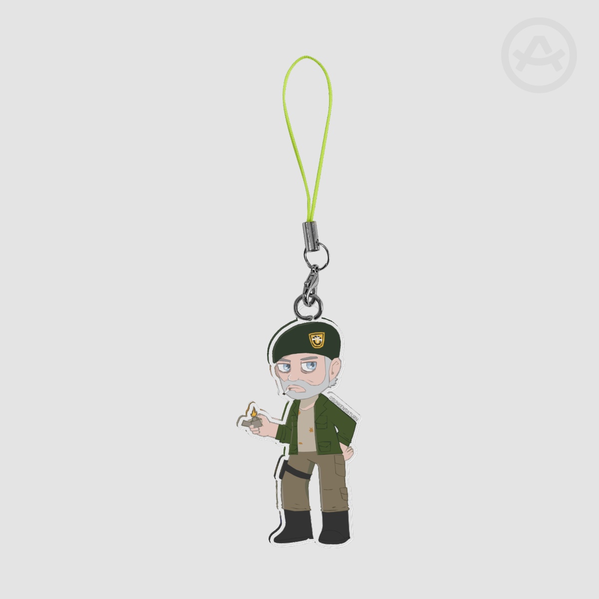L4D Bill Chibi Keychain