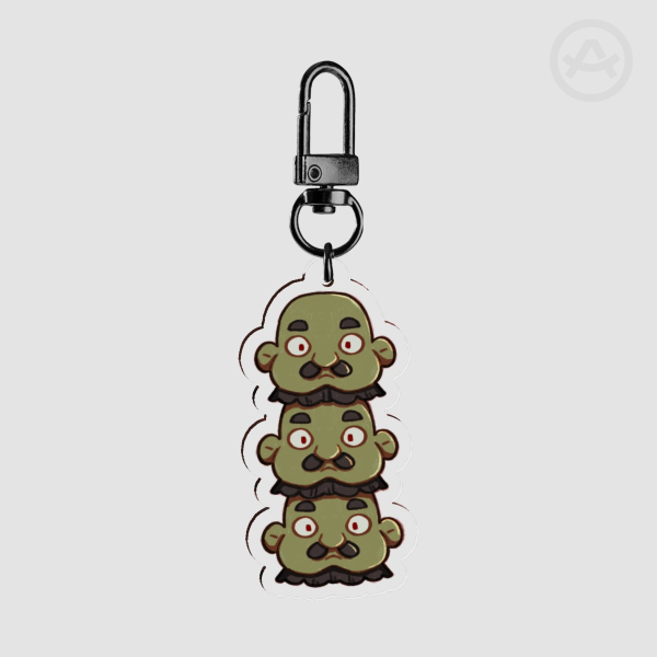 Studio Ghibli Spirited Away Characters Clear Acrylic Keychains