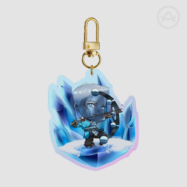 Ninjago Zane Rainbow Keychain