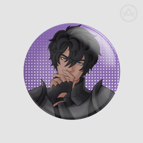 gene badge pin