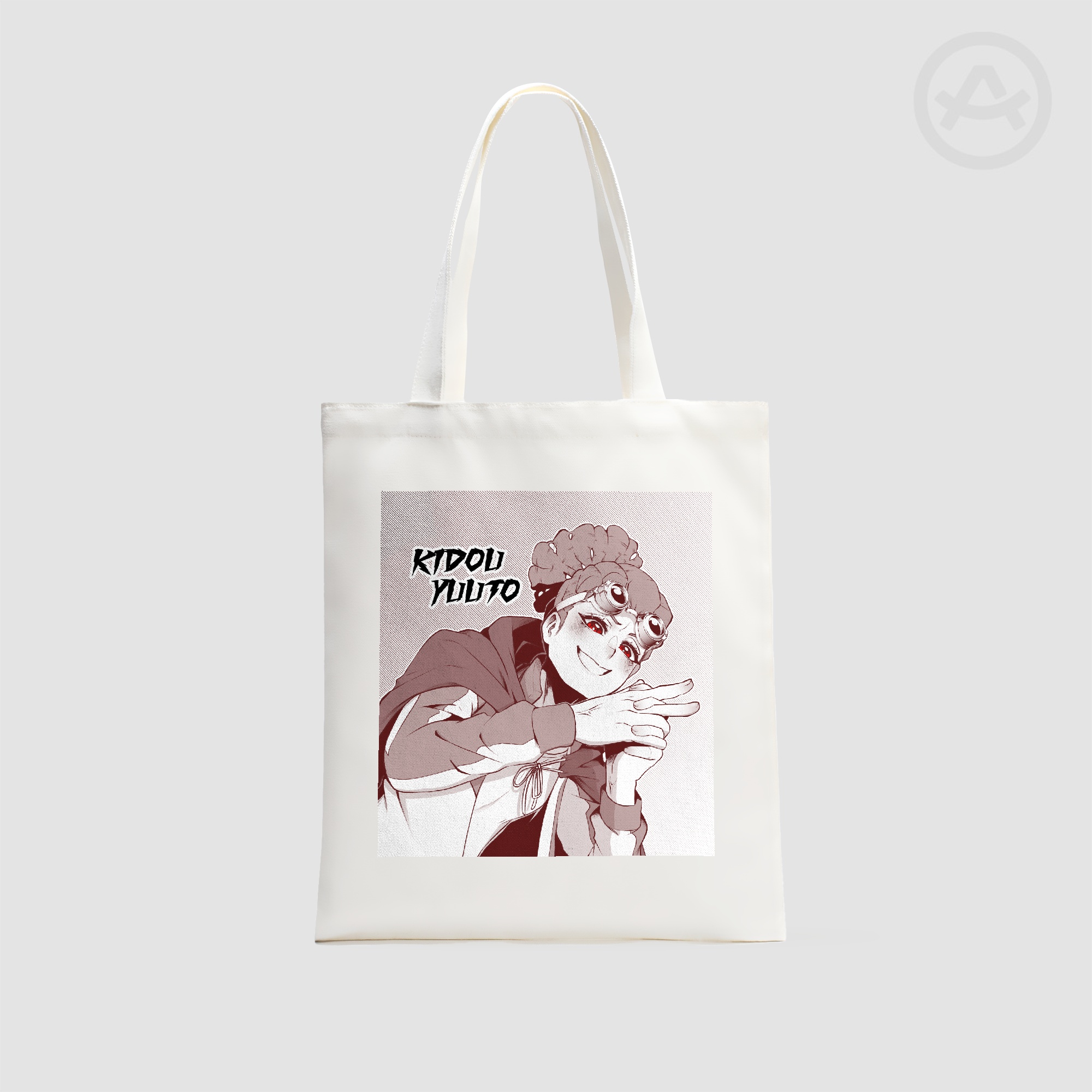 Kidou Yuuto - Vertical Part-print Canvas Tote Bags - 13.7″x15.7″(35x40cm)