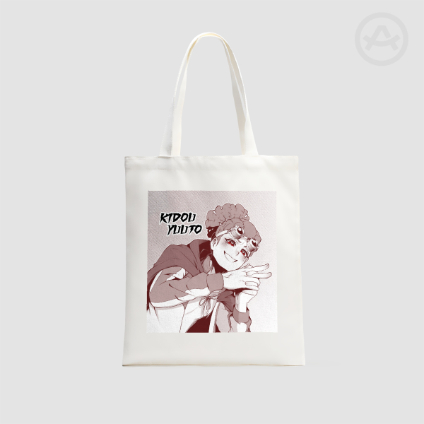 Kidou Yuuto - Vertical Part-print Canvas Tote Bags - 13.7″x15.7″(35x40cm)