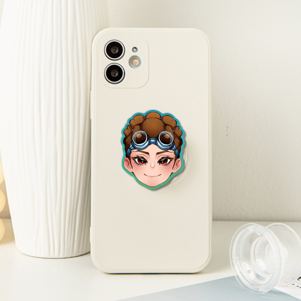 Kidou Yuuto - Acrylic Airbag Phone Holder - 1.96"(50mm), Clear