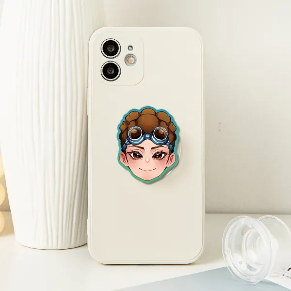 Kidou Yuuto - Acrylic Airbag Phone Holder - 1.96"(50mm), Clear