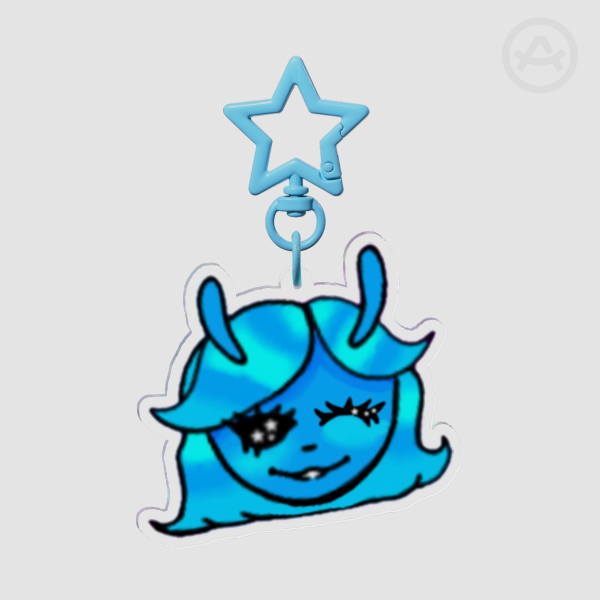 Wink Star Ash Keychain