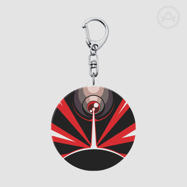 LASER Keychain (Ball X Pit)