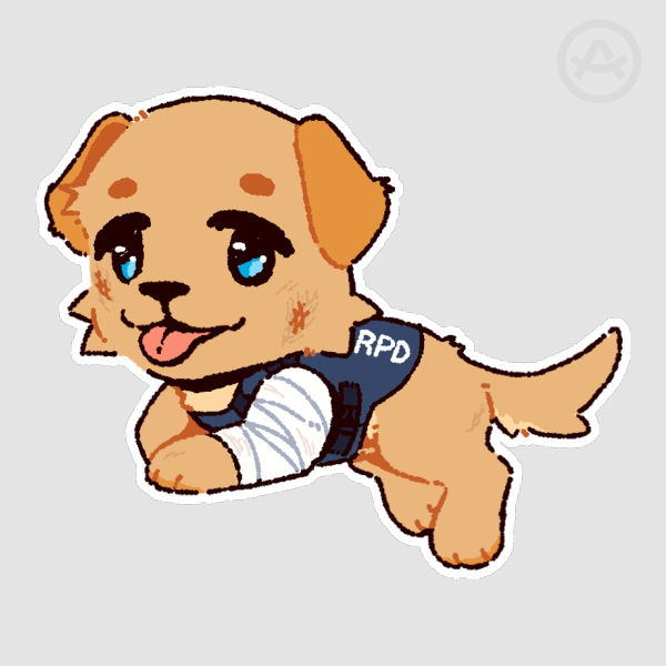 Leon Puppy Sticker