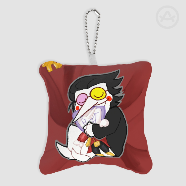 Cuddly Spamton Minipillow Keychain