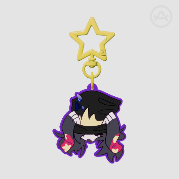 via eugh acrylic keychain